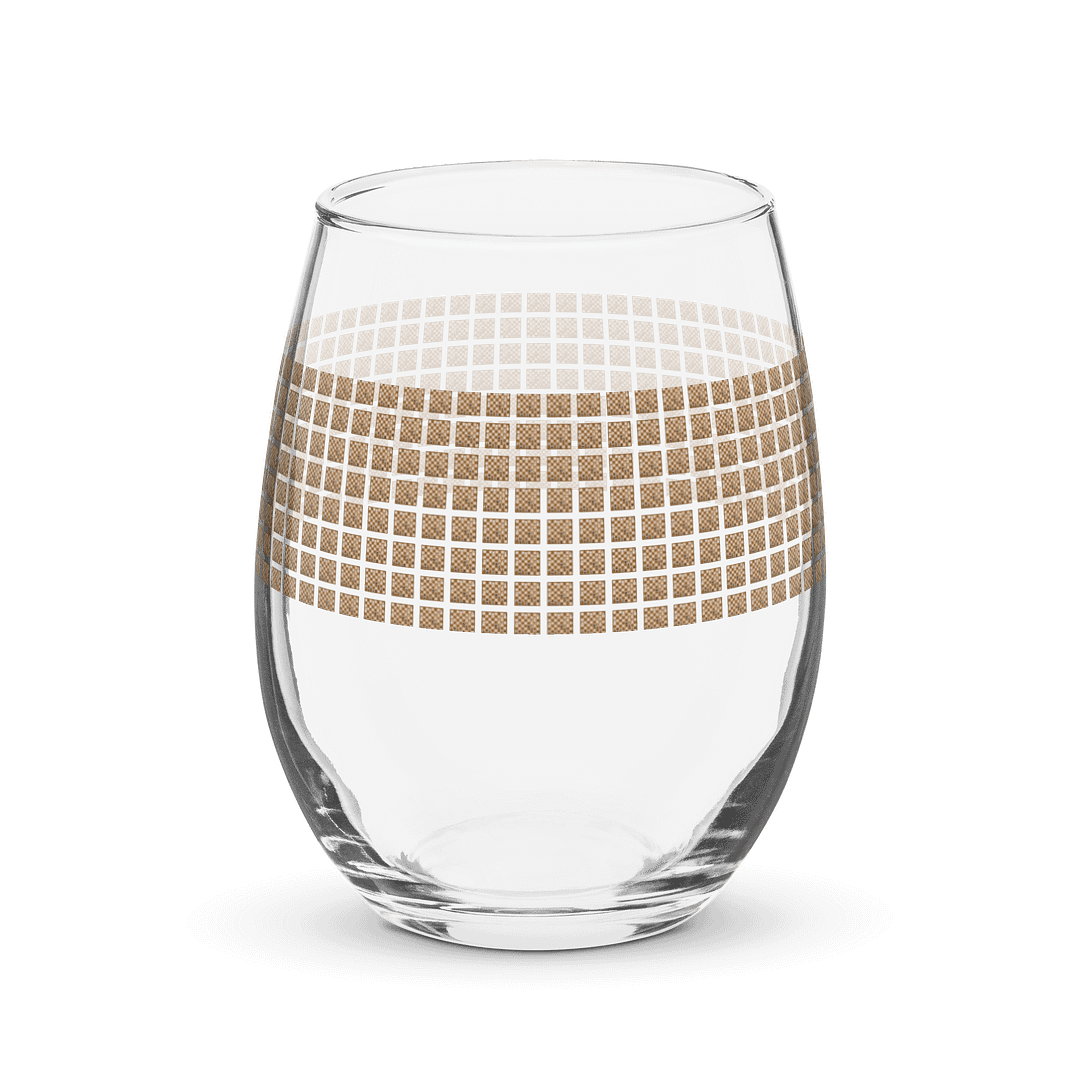 The Black Queen's Move 4pc Stemless Wine Glass set - Image 4
